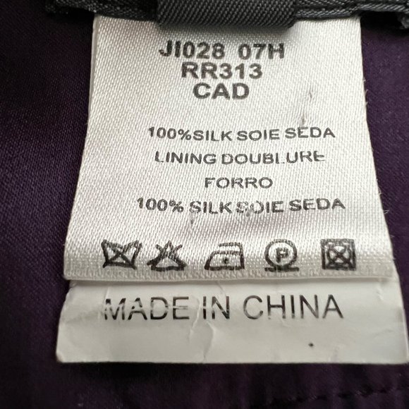 Renato Nucci Womens Silk Sleeveless Cocktail Formal Dress Purple size 42 US Med - Picture 11 of 13
